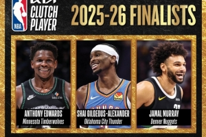 NBA官方：25-26赛季最佳关键球员奖将在明天早上6点揭晓